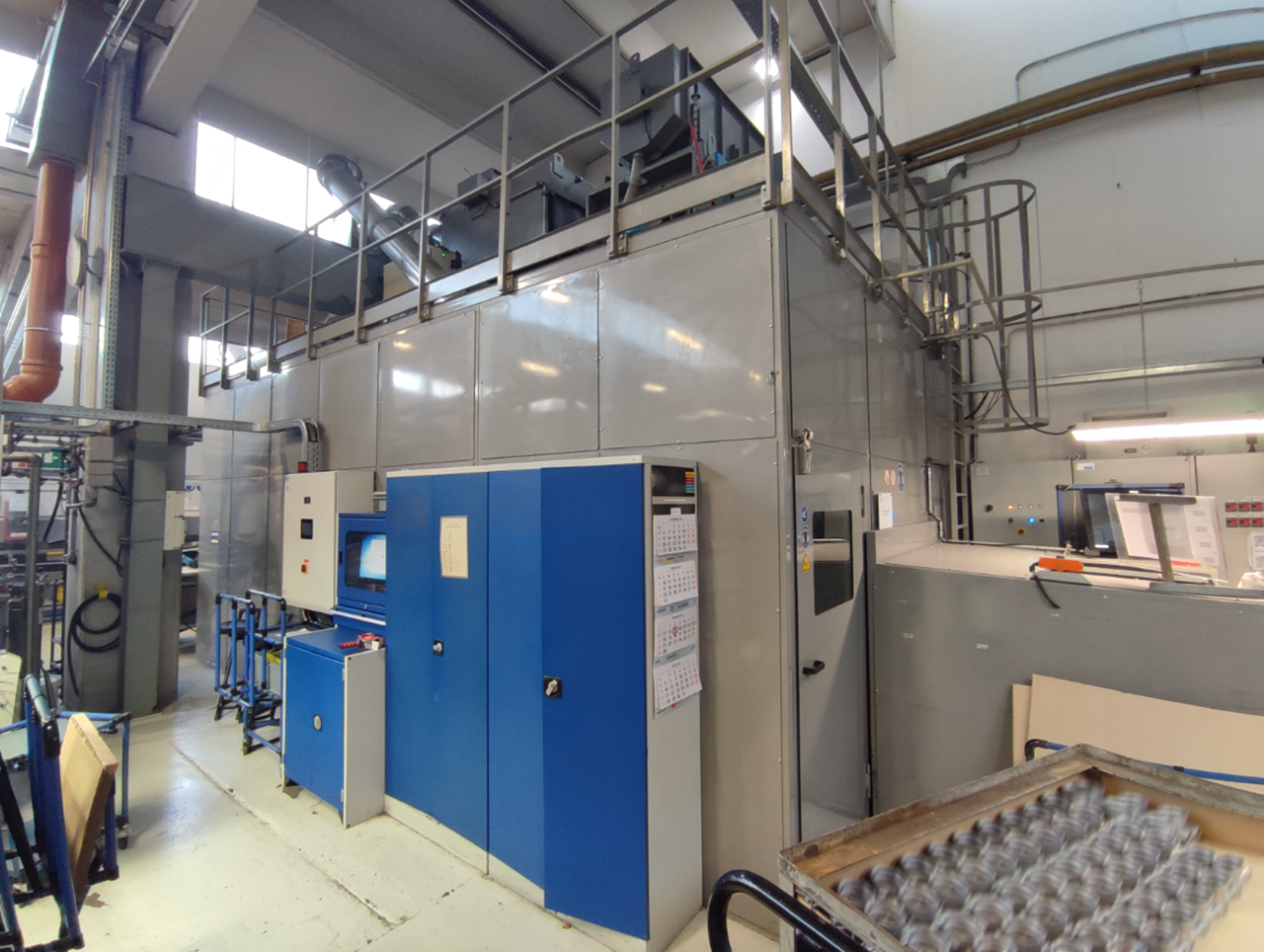 Interflex 1000-8TP1EUB-SM grenailleuse SA2130, utilisé Interflex 1000-8TP1EUB-SM grenailleuse SA2130, utilisé