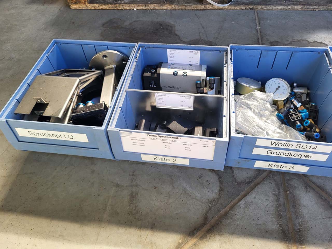 Wollin mirco outils de pulvérisation ZU2262, utilisé Wollin mirco outils de pulvérisation ZU2262, utilisé