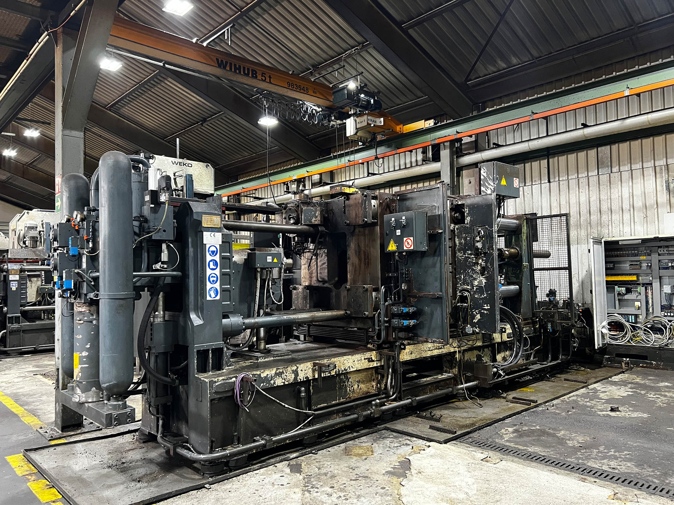 Italpresse TF 800 machine de coulée sous pression à chambre froide KK1663, utilisée