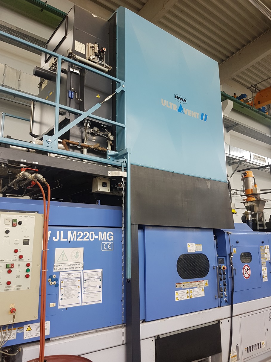 JSW JLM 220-MG Machine à thixomouler le magnésium KK1669, utilisée JSW JLM 220-MG Machine à thixomouler le magnésium KK1669, utilisée