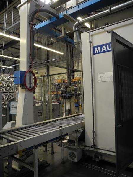 Centre de perçage et de tournage Maus pour roues en aluminium ligne 6, utilisé