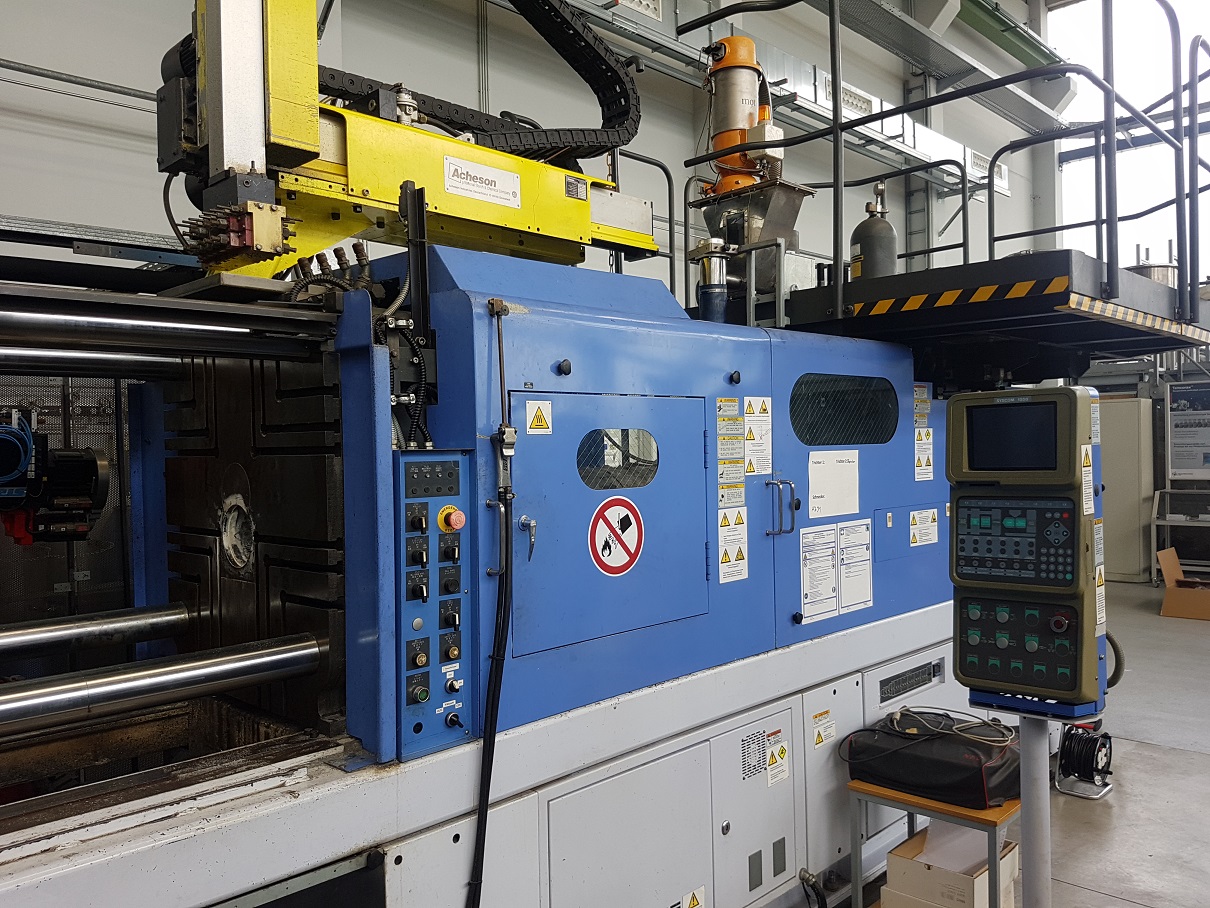 JSW JLM 220-MG Machine à thixomouler le magnésium KK1669, utilisée JSW JLM 220-MG Machine à thixomouler le magnésium KK1669, utilisée