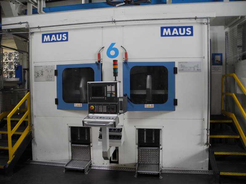 311b6275913e8474eb6a5cfdf48662aa Centre de perçage et de tournage Maus pour roues en aluminium ligne 6, utilisé